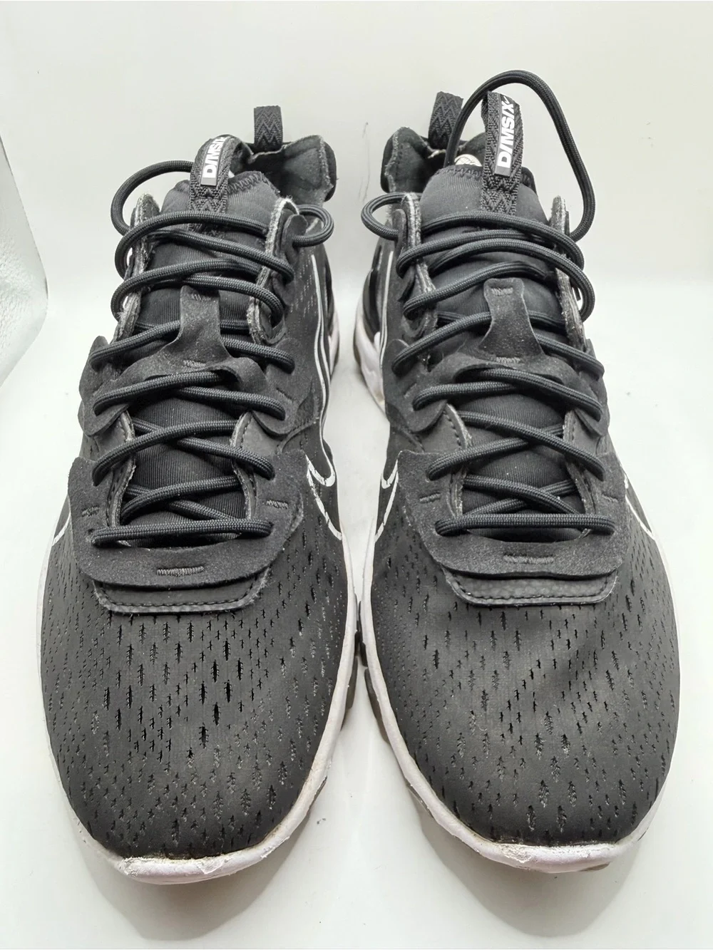 Nike Black and White Swoosh Athletic Sneakers